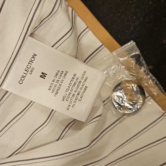 💕FAVORITE DAUGHTER💕 The Charles Double Breasted Trench Coat ~ Sand Medium NWT - Picture 15 of 16